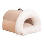 cooling pet New Splice Portable Pet Nest Portable Autumn And Winter Warm Dog Nest Moisture-proof Long Fur Cat Nest Cross Border Pet Nest