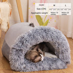 cooling pet New Splice Portable Pet Nest Portable Autumn And Winter Warm Dog Nest Moisture-proof Long Fur Cat Nest Cross Border Pet Nest